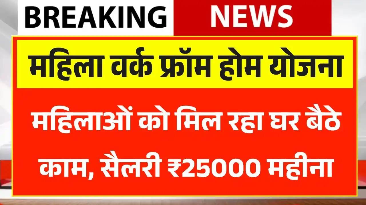 Mahila Work From Home Yojana
